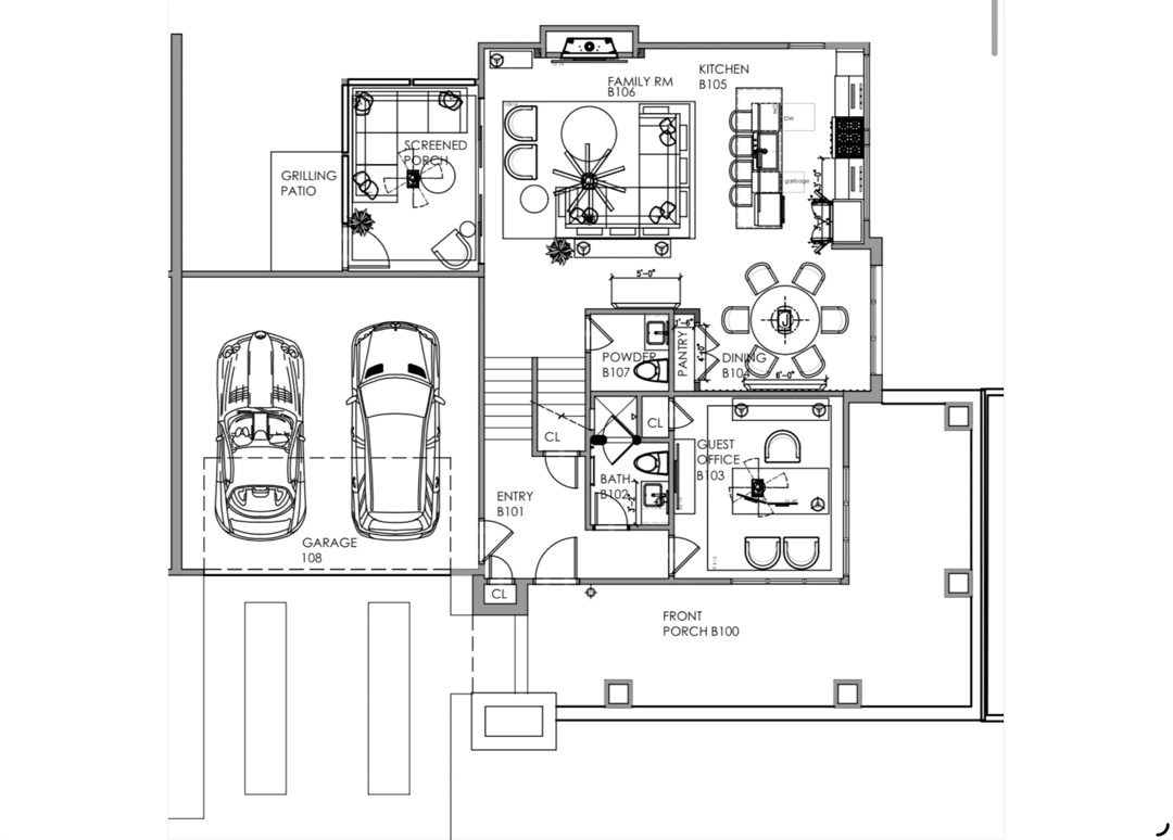 Entry / Main Level floor plan for 10 Moreland Avenue