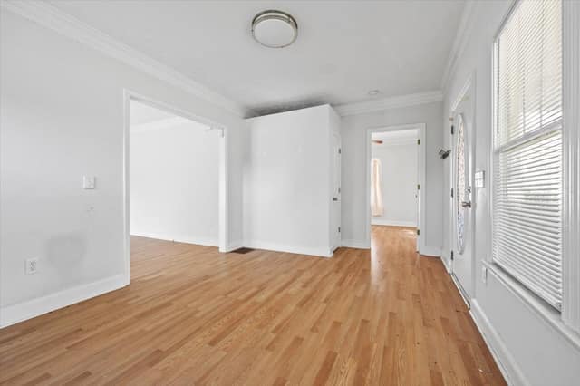 Hallway and central landing connecting the main living spaces